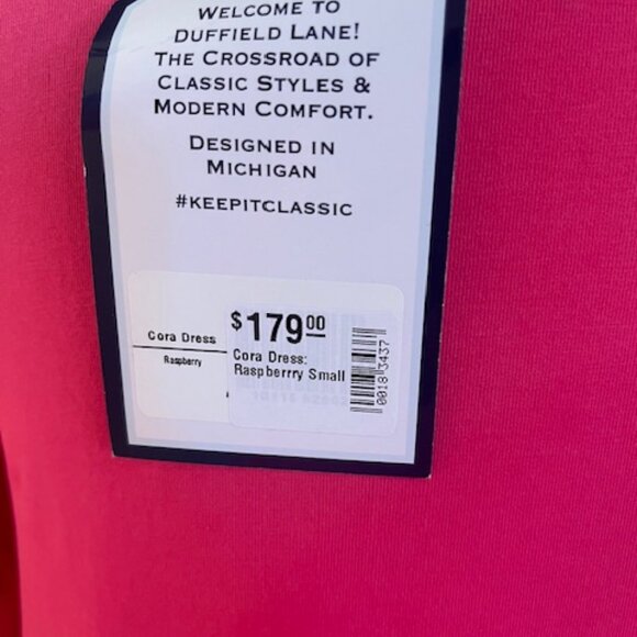 Duffield Lane Cora Dress: Raspberry - Picture 7 of 8